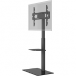 Goobay Floor stand | TV Floor Stand Basic, Size L | Swivel | 37-70 " | Maximum weight (capacity) 40 kg | Black