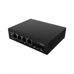 Lanberg Switch Light IndustrialPoE 1xBT 3xAT 2xSFP Din Unmanagment Gigabit Ethernet | ILGE-4P-2S-90 | Unmanaged