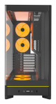 Case | MONTECH | HS02 PRO | MidiTower | Case product features Removeable HDD basket/Transparent panel | Not included | ATX | MicroATX | MiniITX | Colour Black | HS02PRO(B)