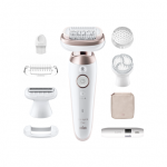 Braun Epilator | SES9-360 Silk &eacute;pil 9 Flex 3D | Operating time (max) 50 min | Number of power levels 1 | Wet & Dry | White/Rose
