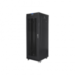 Lanberg | Rack cabinet 19" free-standing 37U/600x800 (flat pack) with mesh door, LCD | FF01-6837-23BL | Black