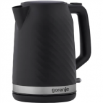 Gorenje | Kettle | K17SPB | Electric | 2200 W | 1.7 L | 360&deg; rotational base | Plastic | Black