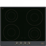 Pliidiplaat Smeg Cortina, 4 x induktsioon, 60 cm, antratsiit/messing