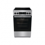 Gorenje | Cooker | GECS5C70XA | Hob type Vitroceramic | Oven type Electric | Stainless steel | Width 50 cm | Grilling | LED | Depth 59.4 cm | 70 L