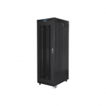 Lanberg | Rack cabinet 19" free-standing 27U/800x1200 (flat pack) with mesh door, LCD | FF01-8227-23BL | Black