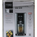 SALE OUT. Caso Turbo hot water dispenser | HW 620 | Water Dispenser | 2600 W | 2.5 L | Plastic/Stainless Steel | Black/Stainless Steel | DAMAGED PACKAGING