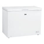S&uuml;gavk&uuml;lmkast Beko, 308 l, 40 dB, valge