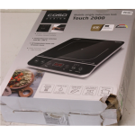 SALE OUT. Caso Touch 2000 Hob, Induction, Width 29 cm, 1 cooking zone, Touch control, Black | Caso Hob | Touch 2000 | Number of burners/cooking zones 1 | Touch | Induction | Black | DAMAGED PACKAGING, SCRATCHED CORNER