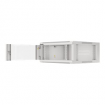 Lanberg | Rack cabinet 19" wall-mounted 4U 600 fast assembly (flat pack) | WFFA-5604-10S | Grey