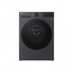 LG Washing machine | F2X50S9TBB | Energy efficiency class A | Front loading | Washing capacity 9 kg | 1200 RPM | Depth 48 cm | Width 60 cm | Display | LED | Steam function | Direct drive | Wi-Fi | Matte Black