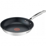 TEFAL Pan | G7320434 Duetto+ | Frying | Diameter 24 cm | Suitable for induction hob | Fixed handle | Black/Silver