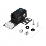 Lanberg Closed-loop thermostat 10A for rack cabinets with 19" ear and terminal block | AK-1505-B | Black