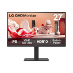 LG | 27BA54QB-B | 27 " | IPS | QHD | 16:9 | 75 Hz | 5 ms | 2560 x 1440 pixels | 350 cd/m&sup2; | HDMI ports quantity 2
