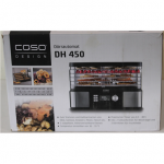SALE OUT. Caso Food Dehydrator | DH 450 | Power 370-450 W | Number of trays 5 | Temperature control | Integrated timer | Black/Stainless Steel | DAMAGED PACKAGING, SCRATCHED AND DENT ITEM TOP, MISSING INNER PACKAGING
