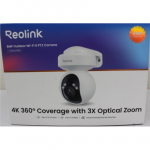 SALE OUT. Reolink E Series E560 4K 8MP Smart PTZ WiFi Camera with Auto Tracking, White | Reolink 4K Smart WiFi Camera with Auto Tracking | E Series E560 | 23 month(s) | PTZ | 8 MP | 2.8-8mm | IP65 | H.265 | Micro SD, Max. 512 GB | DAMAGED PACKAGING