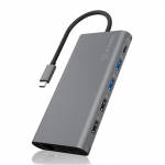 Raidsonic | 12-in-1 USB Type-C dock with PD 100W | BOX IB-DK4050-CPD | Dock | Ethernet LAN (RJ-45) ports 1 | VGA (D-Sub) ports quantity | DisplayPorts quantity | USB 3.0 (3.1 Gen 1) Type-C ports quantity 1 | USB 3.0 (3.1 Gen 1) ports quantity 2 | USB 2.0
