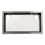 CATA | Hood | GC DUAL A 75 XGWH | Canopy | Energy efficiency class A | Width 79.2 cm | 820 m&sup3;/h | Touch control | LED | White glass
