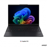 Lenovo ThinkPad L16 G3 AMD | Black | 16 " | IPS | WUXGA | 1920 x 1200 pixels | Anti-glare | AMD Ryzen AI 5 | 430 | 16 GB | SODIMM DDR5 | Solid-state drive capacity 512 GB | AMD Radeon 840M Graphics | Windows 11 Pro | 802.11be | Bluetooth version 5.4  ...