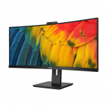 Philips | Curved Monitor | 34B1U5600CH/00 | 34 " | VA | WQHD | 21:9 | 120 Hz | 4 ms | 3440 x 1440 | 350 cd/m&sup2; | HDMI ports quantity 1 | Black