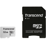 M&Auml;LU MICRO SDHC 32GB W/ADAPT/C10 TS32GUSD300S-A TRANSCEND