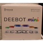 SALE OUT. Ecovacs DEEBOT mini Vacuum cleaner, Robot, Wet&Dry, ZeroTangle Technology, Agile Navigation, White/Blue + Auto-empty station | Ecovacs Robotic Vacuum Cleaner | DEEBOT mini BLUE | Wet&Dry | Li-ion | 3200 mAh | Dust capacity 1.8 L | 8000 Pa | ...