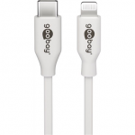 Goobay | Lightning - USB-C USB laadimis- ja s&uuml;nkroonimiskaabel | USB-C ja Lightning Apple Lightning isane (8-pin) | USB-C isane