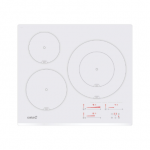 Cata INSB 6030 WH Hob, Induction, Width 59cm, 3 cooking zones, Touch control, White