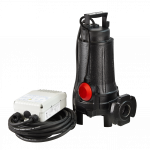 GRIX 32-2/090 M/G (0,9 kW, 230 V) iegremdējamā sūknis ar smalcinātāju, aprīkots ar vadības bloku