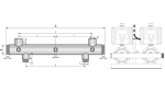 Kolektors horizontāls 2,5"+3x1" 6543