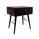 &Ouml;&ouml;kapp Home4you LUXEMBOURG 45x35xH50cm, must