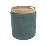 Tumba/laud Home4you HIRO D34,5xH37cm, roheline, p