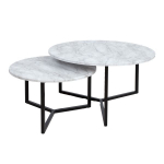 Diivanilaud Home4you AKIRA 2tk D80xH45cm, D60xH37