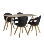 S&ouml;&ouml;gilauakomplekt Home4you HELENA 4-tooliga