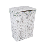Pesukorv Home4you MAX-2, 38x27xH52cm, valge