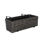 R&otilde;du Home4you lillekast WICKER 60x19xH18cm, hall