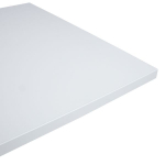 Lauaplaat Home4you ERGO 140x80cm, hallikasvalge