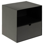 &Ouml;&ouml;kapp Home4you JOLIET 30x25xH30cm, must