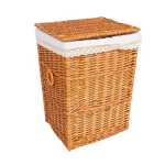 Pesukorv Home4you MAX-2, 37x32xH52cm, helepruun