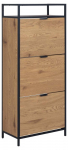 Jalan&otilde;udekapp Home4you SEAFORD 56x30xH129cm, must