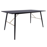 S&ouml;&ouml;gilaud Home4you LUXEMBOURG 160x90xH75cm, must