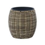 Lillepott Home4you WICKER D20xH20cm, helepruun