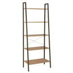Riiul Home4you SANCIA 64x34xH164cm, tamm/pruun