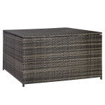 Padjakast Home4you WICKER 140x80xH65cm, tumepruun