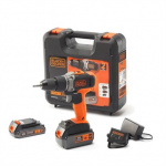 BLACK & DECKER | Cordless Drill/Driver with 2.0 Ah/4.0 Ah Battery | BCD003MEM2K-QW | 18 V | 2.0/4.0 Ah | Lithium
