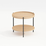 Diivanilaud Home4you CINDY D50xH45cm, melamiin ta