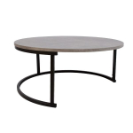 Diivanilaud Home4you BRITU D80xH35cm, hall
