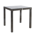Laud Home4you WICKER 73x73xH71cm, tumepruun