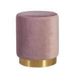 Tumba Home4you LA PERLA D35xH42cm, roosa