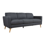 Diivan Home4you KAILI 3-kohaline, tumehall