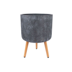 Lillepott Home4you EDEN D37xH30cm jalgadel, tumeh